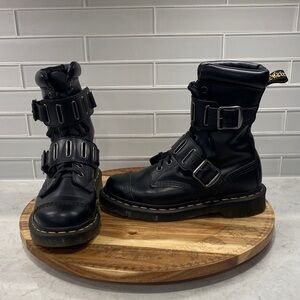 Dr. Martens Black Glynn leather Boots